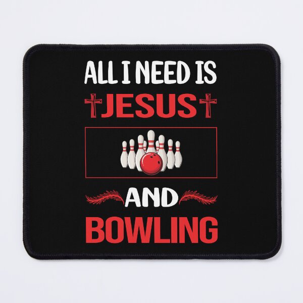 Item preview, Funny Jesus Bowling designed and sold by DougPoulos.