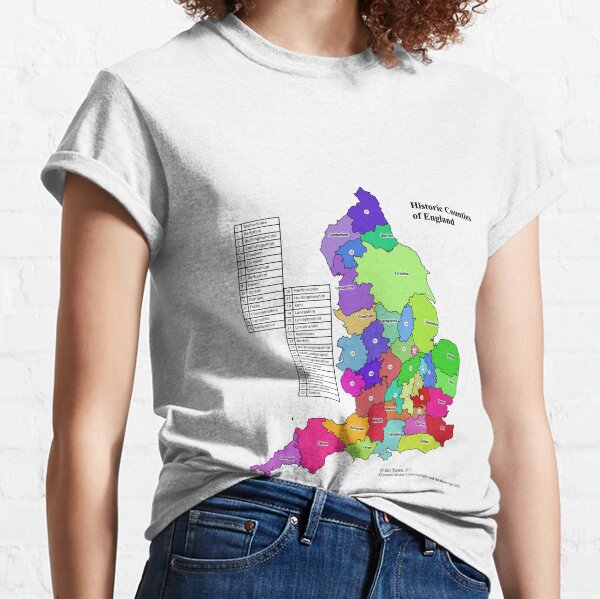 Historic Counties of England Classic T-Shirt