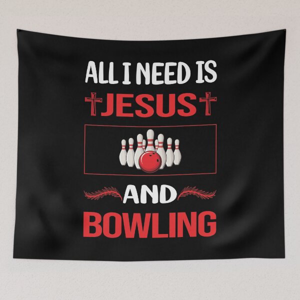 Item preview, Funny Jesus Bowling designed and sold by DougPoulos.