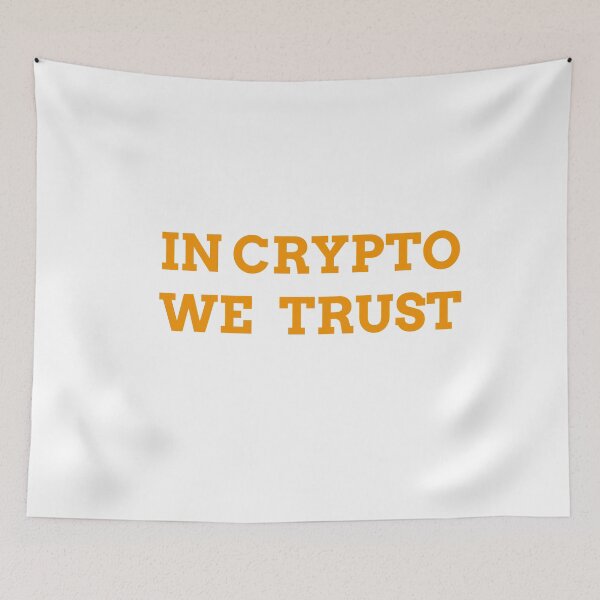 Item preview, In crypto we trust - orange designed and sold by PICbyFemke.