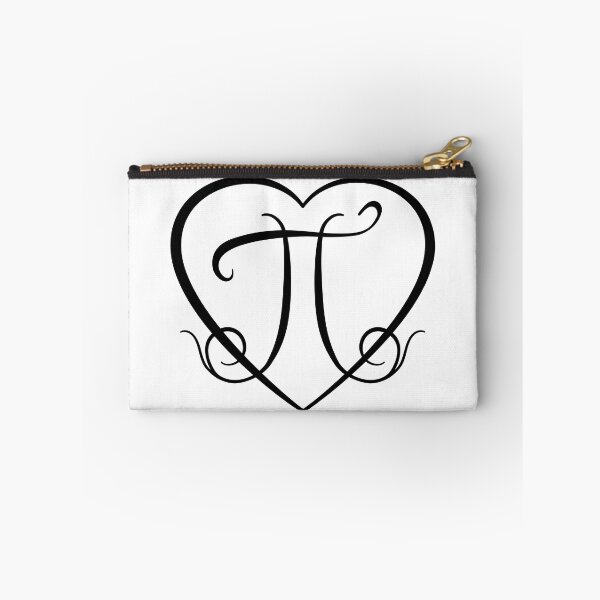 Item preview, Romantic linear illustration of a heart with letter П. designed and sold by kosnatvi.