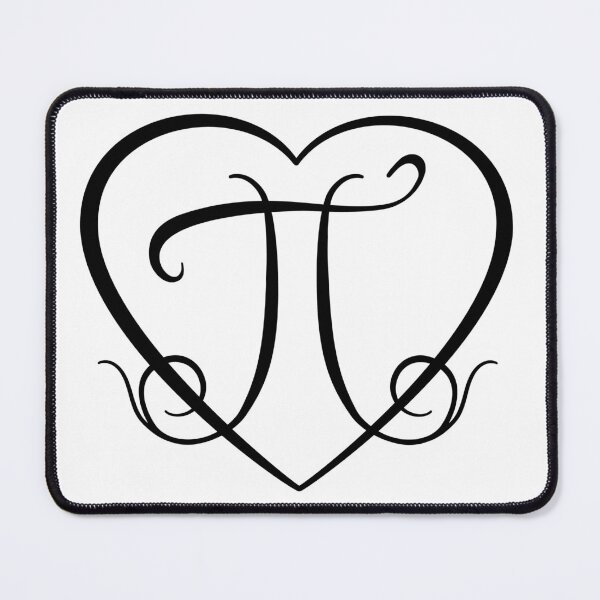 Item preview, Romantic linear illustration of a heart with letter П. designed and sold by kosnatvi.