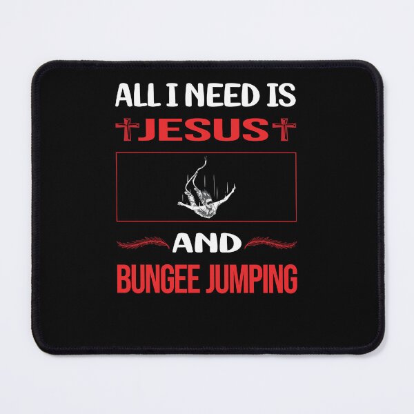 Item preview, Funny Jesus Bungee Jumping designed and sold by DougPoulos.