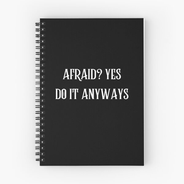 Item preview,  be scared and afraid and do it anyway, you can be afraid but do it anyway designed and sold by DareDreams.