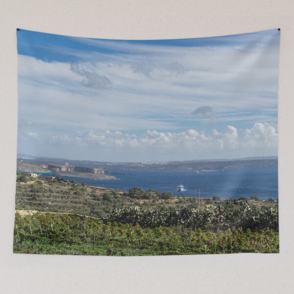 Item preview, Rural Gozo Island - Maltese Archipelago Green Countryside designed and sold by Georgia Mizuleva.