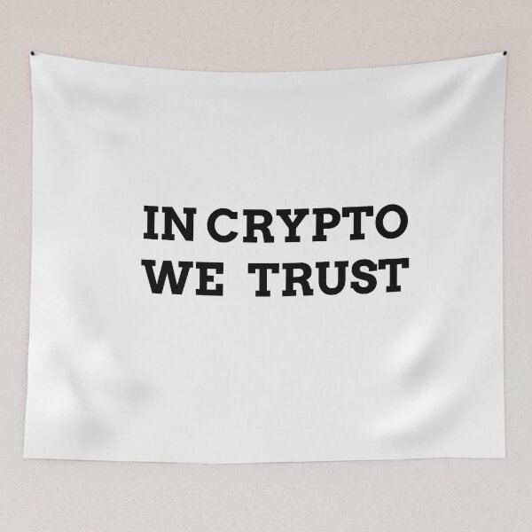 Item preview, In crypto we trust - black designed and sold by PICbyFemke.