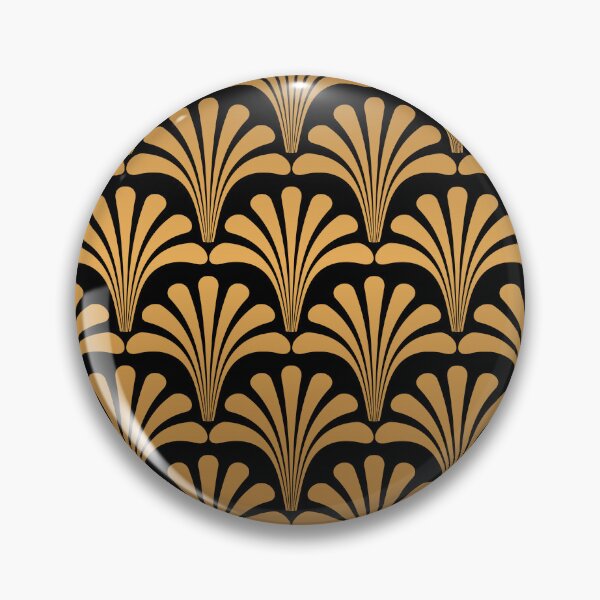 Item preview, Geometric Shell Gatsby Art Deco Pattern  designed and sold by Angela Cini.