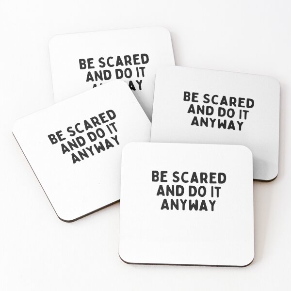 Item preview,  be scared and afraid and do it anyway, you can be afraid but do it anyway designed and sold by DareDreams.