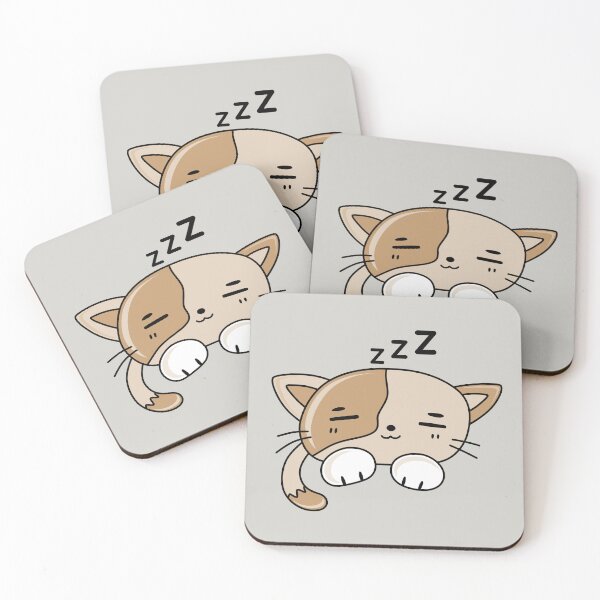 Item preview, Sleeping Cat Cartoon Character designed and sold by STUDIO-72.