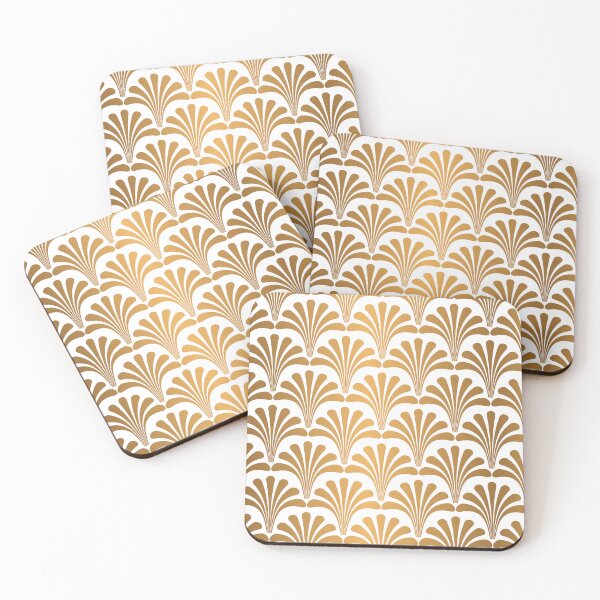 Item preview, Gold Geometric Gatsby Art Deco Pattern Background  designed and sold by Angela Cini.