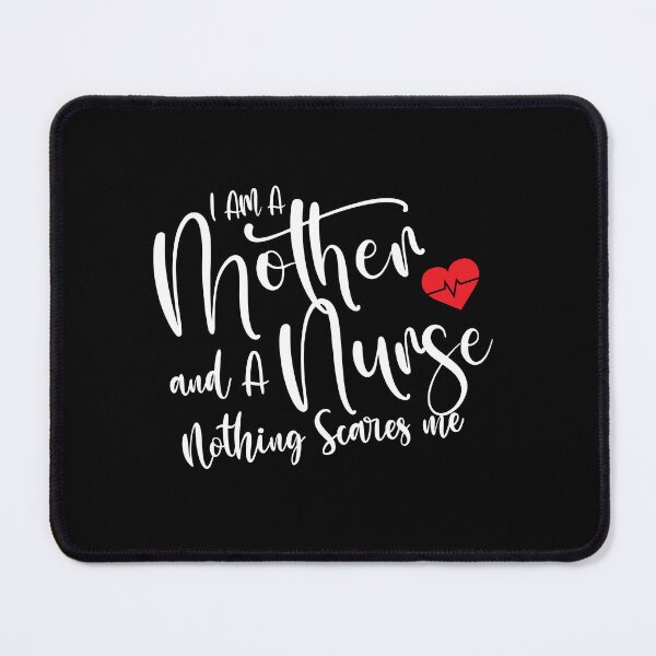 Item preview, I Am A Mom and A Nurse Nothing Scares Me , nurse, nothing scares me i am a nurse, nursing designed and sold by plussorn.