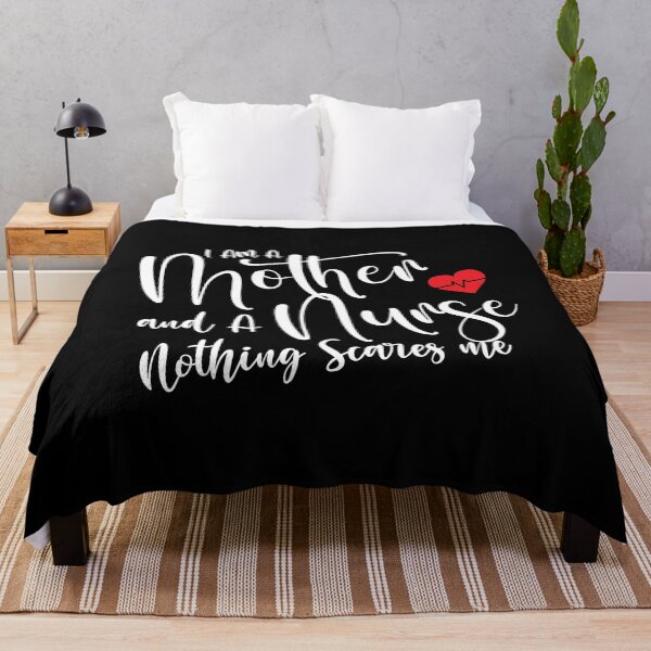 Item preview, I Am A Mom and A Nurse Nothing Scares Me , nurse, nothing scares me i am a nurse, nursing designed and sold by plussorn.