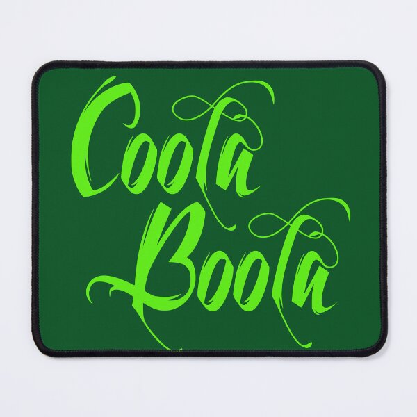 Item preview, 'Coola Boola' - green letters designed and sold by Irish-Nostalgia.