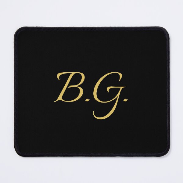 Item preview, BG Initials | Gold Lettering | Personalised Gifts designed and sold by Avo And Sriracha.
