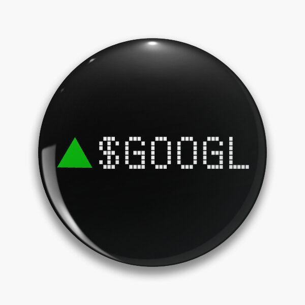 Item preview, Google Stock Ticker Green White Font designed and sold by frankyou.
