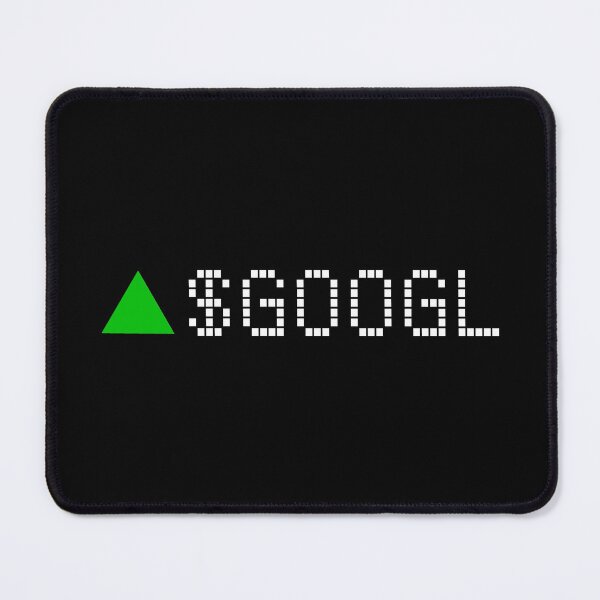Item preview, Google Stock Ticker Green White Font designed and sold by frankyou.