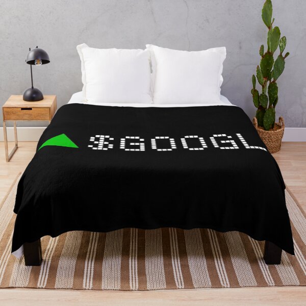 Item preview, Google Stock Ticker Green White Font designed and sold by frankyou.