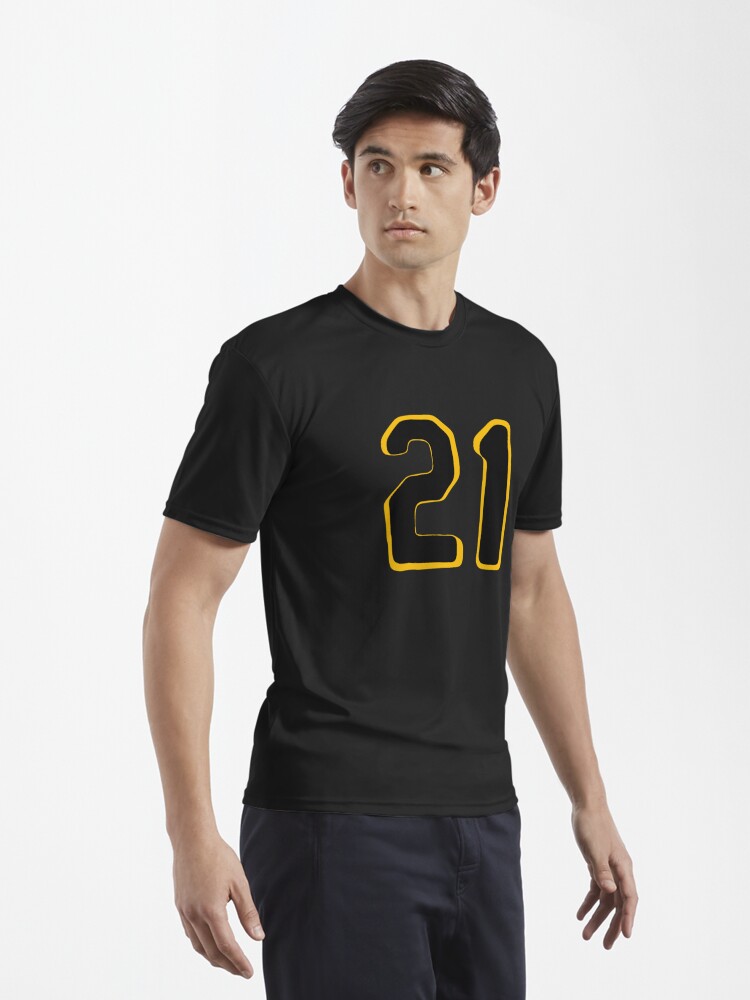 Nike Men's Pittsburgh Pirates Roberto Clemente #21 Black T-Shirt
