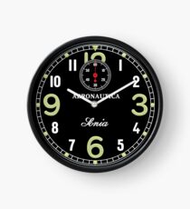 Retro aircraft clock Clock