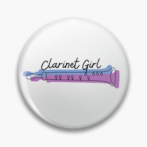 Item preview, Cute Clarinet Girl  Design For Clarinet Players And Music Lovers - Clarinet girl designed and sold by Funwithmusic.