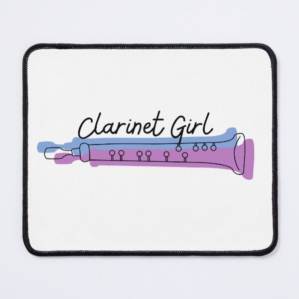 Item preview, Cute Clarinet Girl  Design For Clarinet Players And Music Lovers - Clarinet girl designed and sold by Funwithmusic.