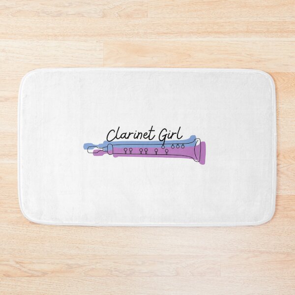 Item preview, Cute Clarinet Girl  Design For Clarinet Players And Music Lovers - Clarinet girl designed and sold by Funwithmusic.
