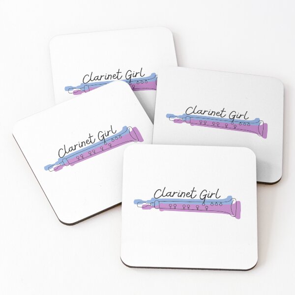 Item preview, Cute Clarinet Girl  Design For Clarinet Players And Music Lovers - Clarinet girl designed and sold by Funwithmusic.