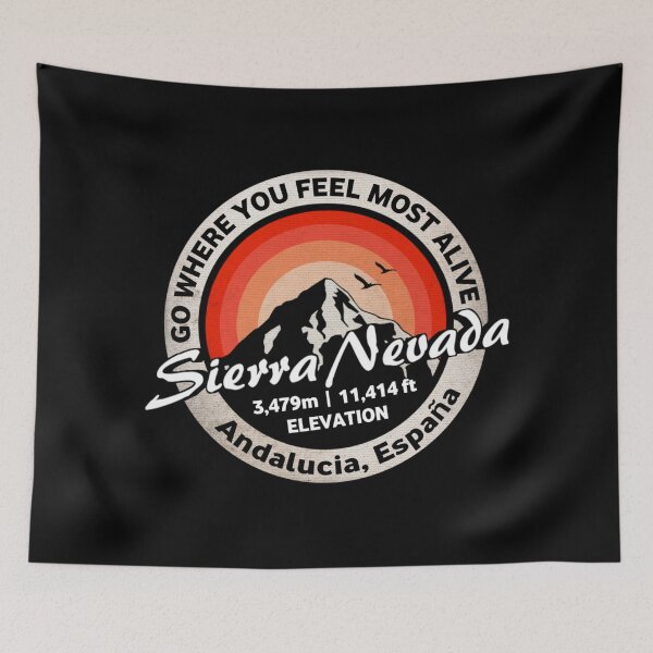Item preview, Sierra Nevada, Andalucia, España | Retro designed and sold by mountainfad.