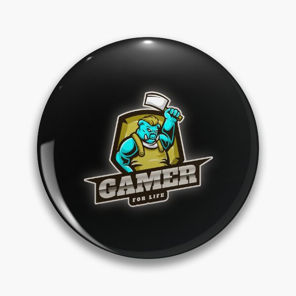 Item preview, Gamer for Life with Intimidating Pig designed and sold by PRIVARSHU.