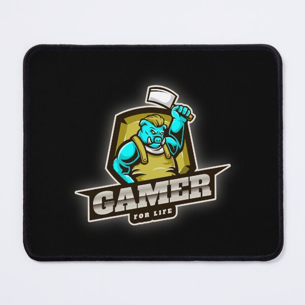 Item preview, Gamer for Life with Intimidating Pig designed and sold by PRIVARSHU.