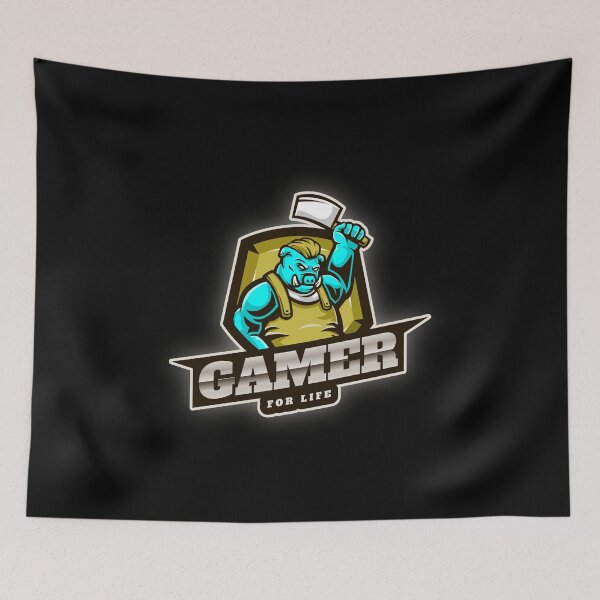 Item preview, Gamer for Life with Intimidating Pig designed and sold by PRIVARSHU.