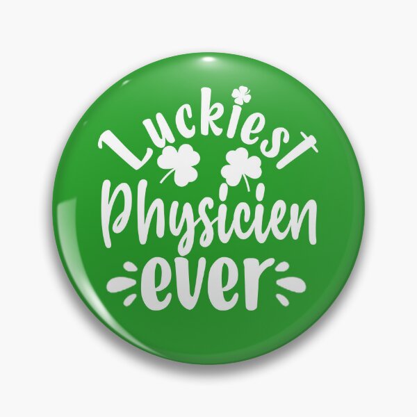 Aperçu de l'œuvre Cadeau drôle de jour de St Patrick pour le médecin: le médecin le plus chanceux de tous les temps créée et vendue par AMINE ★★★★★.