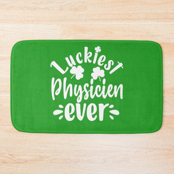 Aperçu de l'œuvre Cadeau drôle de jour de St Patrick pour le médecin: le médecin le plus chanceux de tous les temps créée et vendue par AMINE ★★★★★.
