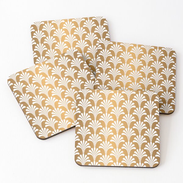 Item preview, Gold Geometric Gatsby Art Deco Pattern Background  designed and sold by Angela Cini.