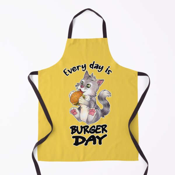 Item preview, Every Day is Burger Day - Funny Cat Food designed and sold by ZadzeneaArt.