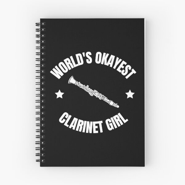 Item preview, World's Okayest Clarinet Girl For Clarinet Players And Music Lovers - Clarinet girl designed and sold by Funwithmusic.