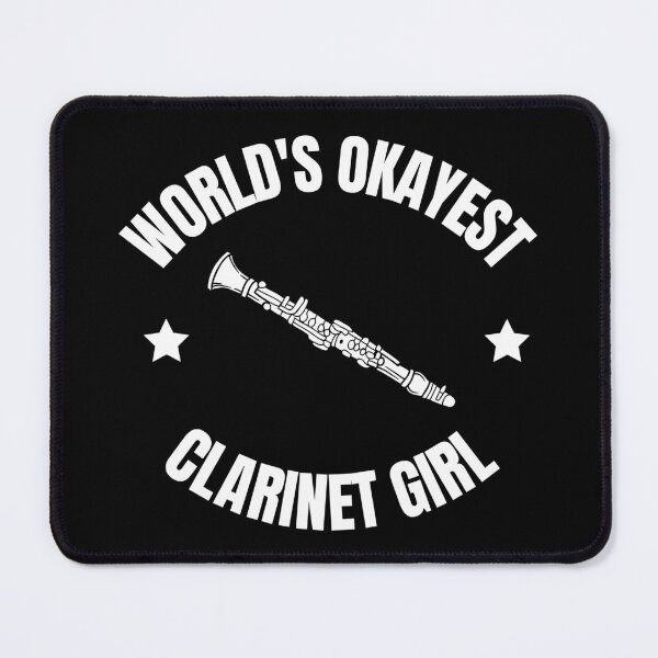 Item preview, World's Okayest Clarinet Girl For Clarinet Players And Music Lovers - Clarinet girl designed and sold by Funwithmusic.