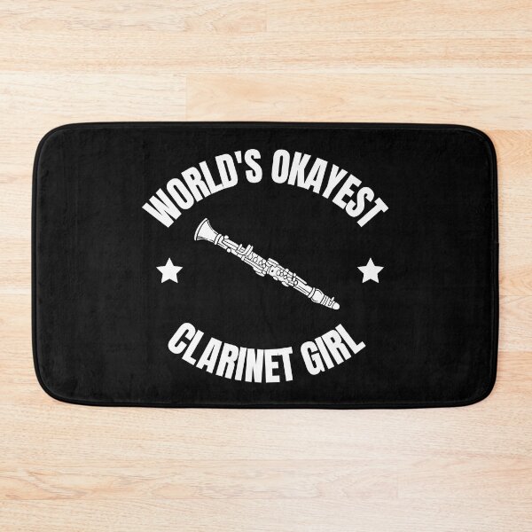 Item preview, World's Okayest Clarinet Girl For Clarinet Players And Music Lovers - Clarinet girl designed and sold by Funwithmusic.