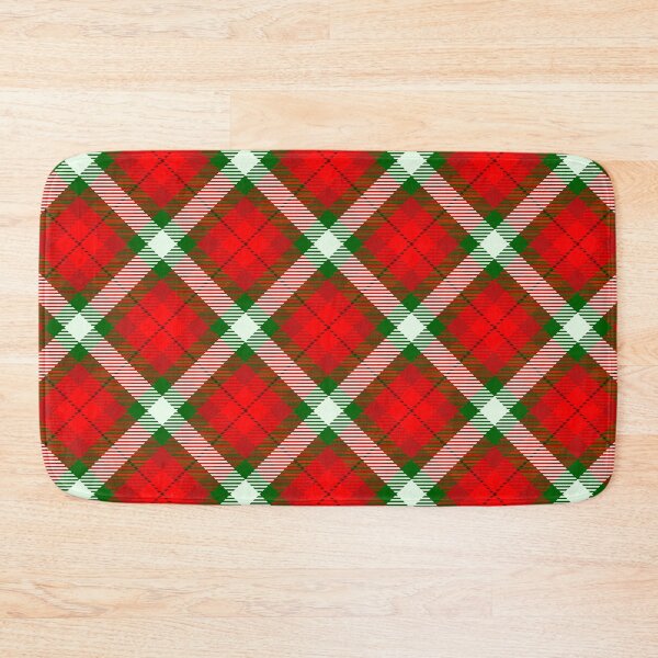Item preview, Red Green white tartan patterns - checkerboard style and seamless background designed and sold by The-Meraki-Man.