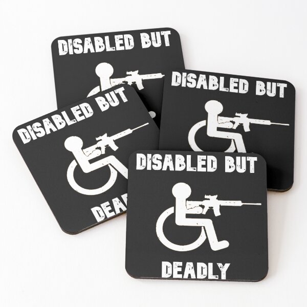 Item preview, Disabled But Deadly designed and sold by Rulaly.