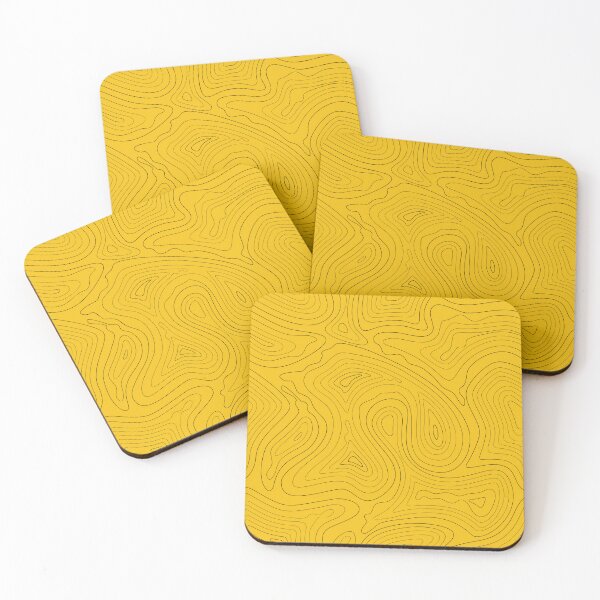 Item preview, Yellow topography designed and sold by AlexGolyakov.