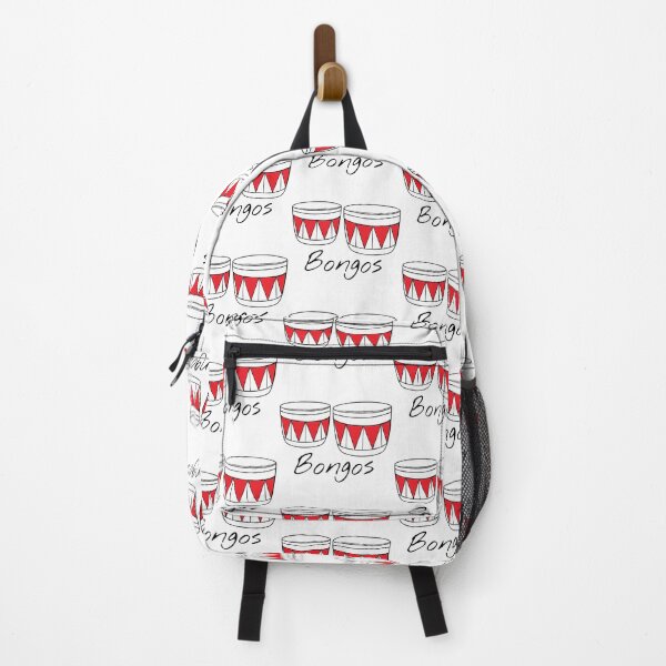 Item preview, Bongos Design for Drummers and Musicians - with white text designed and sold by Mindful-Designs.
