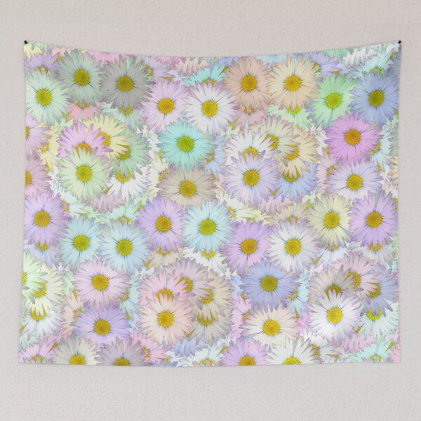Item preview, Colorful daisy bouquet in pastel designed and sold by MarionsArt.