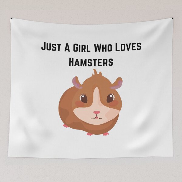 Item preview, Just A Girl Who Loves Hamsters designed and sold by springybelly.