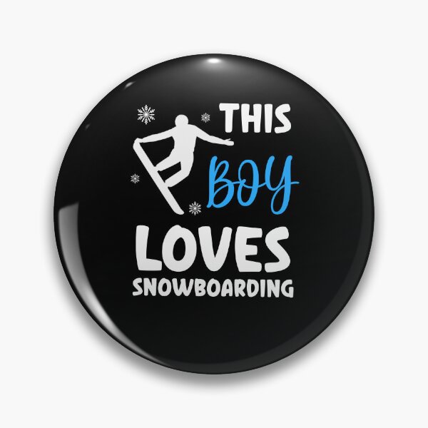 Item preview, This Boy Loves Snowboarding, Snowboarding Fan designed and sold by SportyDogShop.
