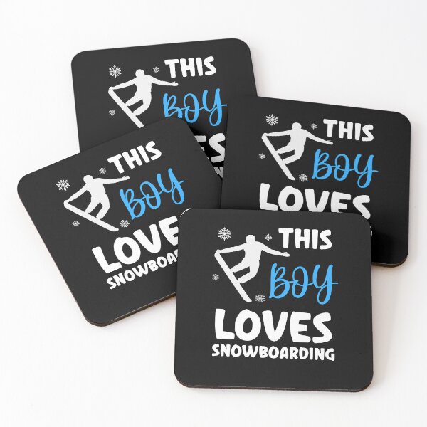 Item preview, This Boy Loves Snowboarding, Snowboarding Fan designed and sold by SportyDogShop.