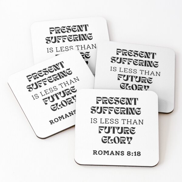 Item preview, Romans 8 18 -Faith Bible Verse designed and sold by ebocraft.