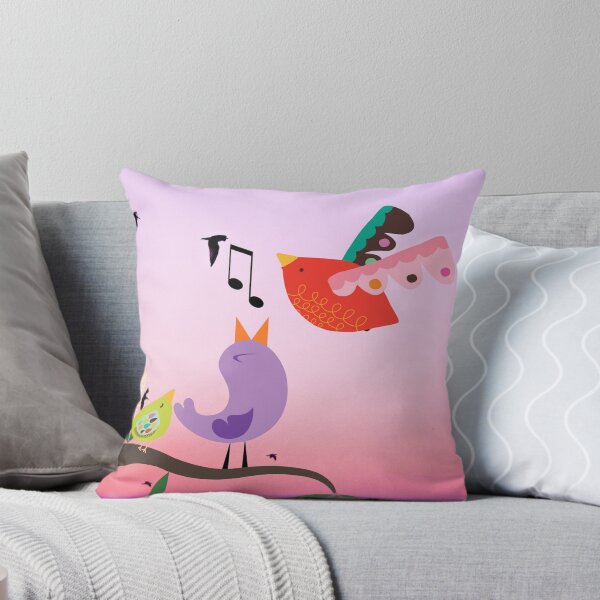 Item preview, Colourful Birds singing in the trees designed and sold by ThamaraiSelvi.