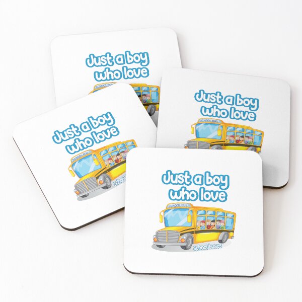 Item preview, Just A Boy Who loves School Buses Sticker designed and sold by Alhendy Store.