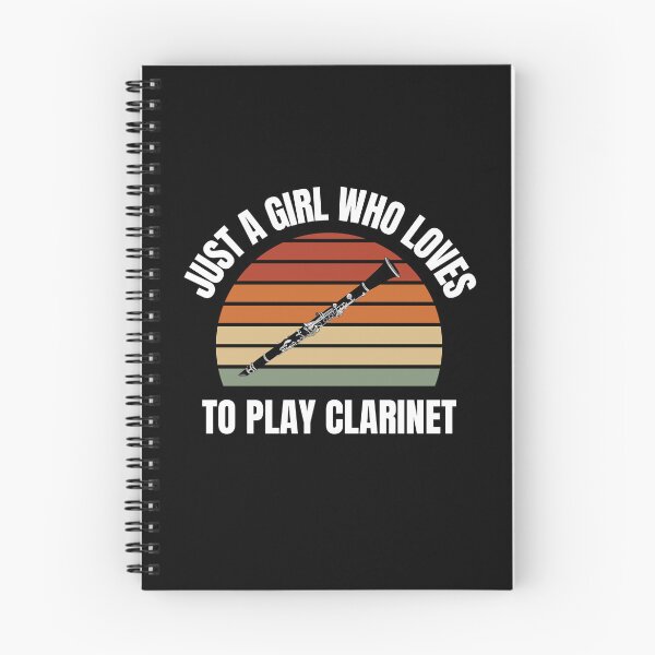 Item preview, Just A Girl Who Loves To Play Clarinet For Clarinet Players And Music Lovers - Clarinet girl designed and sold by Funwithmusic.